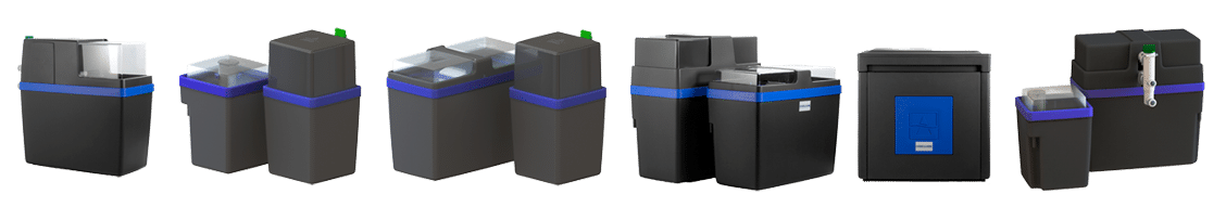 Udvalg af Hydrosoft blødgøringsanlæg – kompakte og strømfrie modeller, der fjerner kalk og giver blødt vand til hele husstanden.